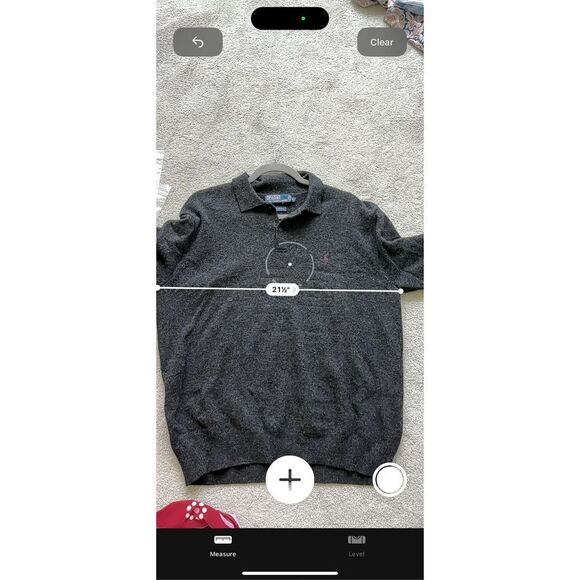 NWOT Polo Ralph Lauren Gray Lambswool Sweater, Large $128 E42 - Picture 6 of 6